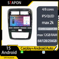 STAPON 10inch FOR Toyota Wigo 2020-2022 android16 64 128 256GB QLED IPS voice command carplay android auto OCTA CORE DSP 4G LTE 360camera car android HEADUNIT stereo plug play WiFi Bluetooth GPS FM AM
