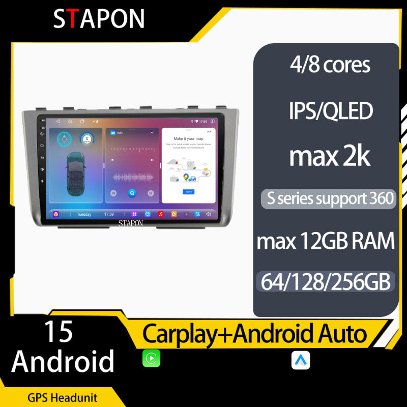 STAPON 9inch for hyundai creta 2020-2024 android16 64 128 256GB QLED ips screen voice command carplay android auto OCTA CORE DSP 4G LTE 360camera car HEADUNIT plug play stereo WiFi Bluetooth GPS