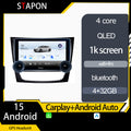 STAPON 10.5inch 4+32GB for benz eclass w211 android16 carplay android auto 2.5D qled 1k SCREEN quad CORE car android head unit stereo WiFi Bluetooth GPS FM rear view S105