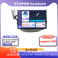 STAPON 13inch 6+64G for honda jazz 2008-2013 android16 1920x1200p 2k screen carplay android auto OCTA CORE support 360camera car android headunit car android stereo WiFi Bluetooth 5.0 GPS FM rear view S133