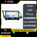 STAPON 11.5inch 64GB 128GB for hyundai elantra android16 1920x1200p 2k screen carplay android auto 8CORE support 360camera car android headunit stereo 4g WiFi Bluetooth 5.0 GPS am FM rear view S115