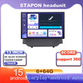 STAPON 13inch 6+64G for ford ecosport 2013-2017 android16 1920x1200p 2k screen carplay android auto OCTA CORE support 360camera car android headunit car android stereo WiFi Bluetooth 5.0 GPS FM rear view S133