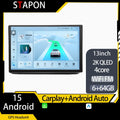 STAPON 13inch 64GB 128GB for ertiga 2018-2020 android16 2k 1920x1200p screen carplay android auto 2.5D qled SCREEN quad CORE car android headunit car android stereo WiFi Bluetooth 5.0 GPS FM rear view S132