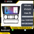 STAPON 9inch for BMW E90 E91 E92 E932005-2012 android16 64 128 256GB 2k QLED IPS voice command OCTA CORE DSP carplay android auto 4G LTE 360camera dashcam car stereo android HEAD UNIT plug play WiFi Bluetooth GPS