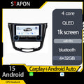 STAPON 10.5inch 4+32GB for nissan xtrail 2013-2020 android16 carplay android auto 2.5D qled 1k SCREEN quad CORE car android head unit stereo WiFi Bluetooth GPS FM rear view S105