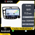 STAPON 11.5inch 64GB 128GB for honda civic 2000-2005 android16 1920x1200p 2k screen carplay android auto 8CORE support 360camera car android headunit stereo 4g WiFi Bluetooth 5.0 GPS am FM rear view S115