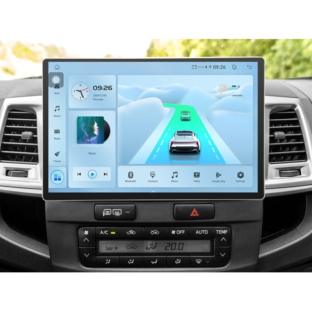 STAPON 13inch 6+64GB for toyota fortuner hilux 2005-2015 android16 2k 1920x1200p screen carplay android auto 2.5D qled SCREEN quad CORE car android headunit car android stereo WiFi Bluetooth 5.0 GPS FM rear view S132