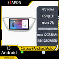 STAPON 9inch for Hyundai accent 2019-2024 Android16 64 128 256GB QLED IPS carplay android auto OCTA CORE DSP 4G lte 360camera dashcam car stereo android HEAD UNIT plug play WiFi Bluetooth GPS FM AM rear view