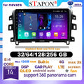 STAPON 10inch for Nissan Navara Terra 2011-2023 NP300 Android16 32 64 128 256GB 2K QLED IPS carplay android auto OCTA CORE DSP 4G lte 360CAMERA dashcam car stereo HEAD UNIT plug play WiFi Bluetooth GPS rear view