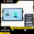 STAPON 13inch 64GB 128GB for grand vitara 2015-2018 android16 2k 1920x1200p screen carplay android auto 2.5D qled SCREEN quad CORE car android headunit car android stereo WiFi Bluetooth 5.0 GPS FM rear view S132