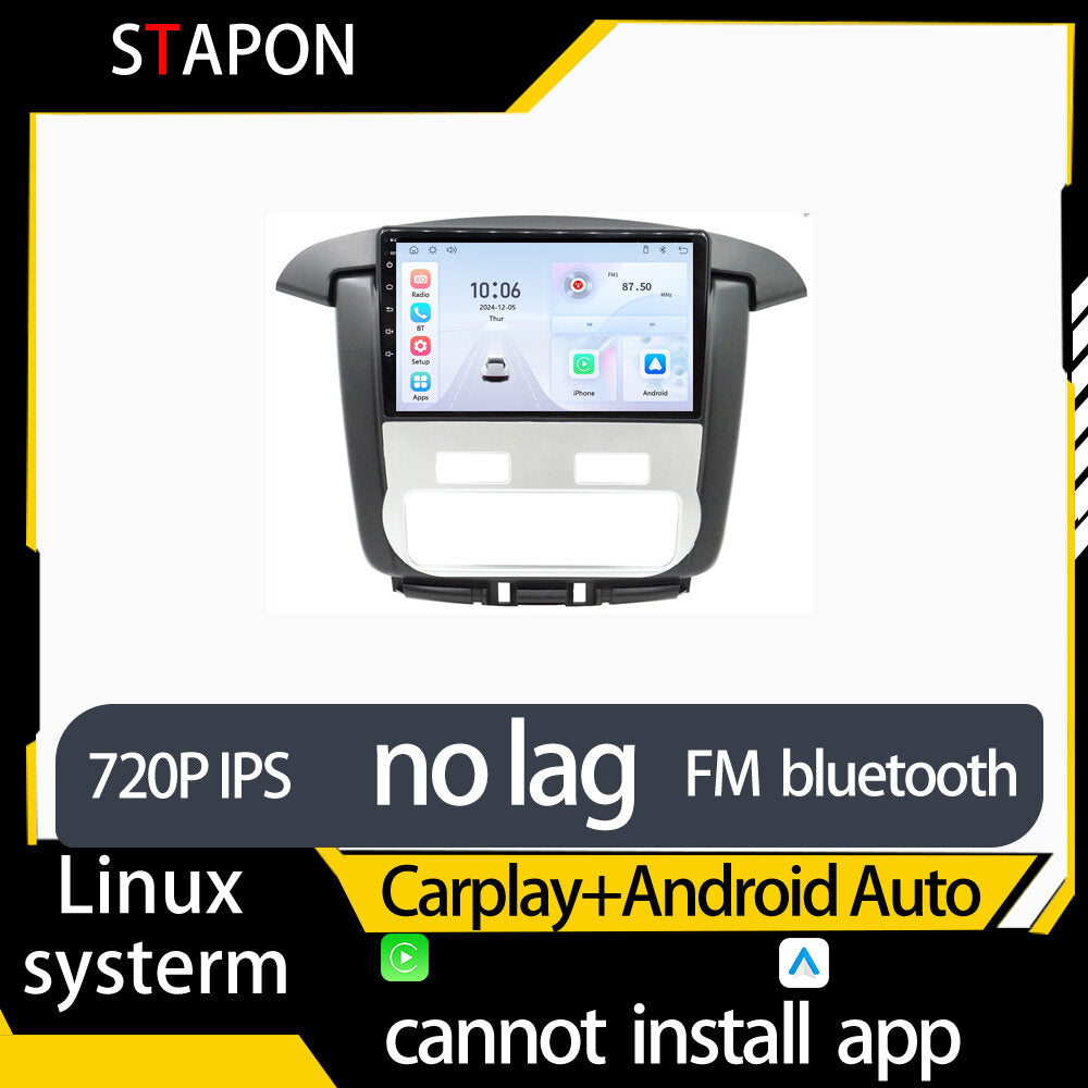 STAPON 9inch for innova 2011-2015 linux mp5 with carplay android auto fm 1280x720p ips screen mirror link touch screen steering control L5