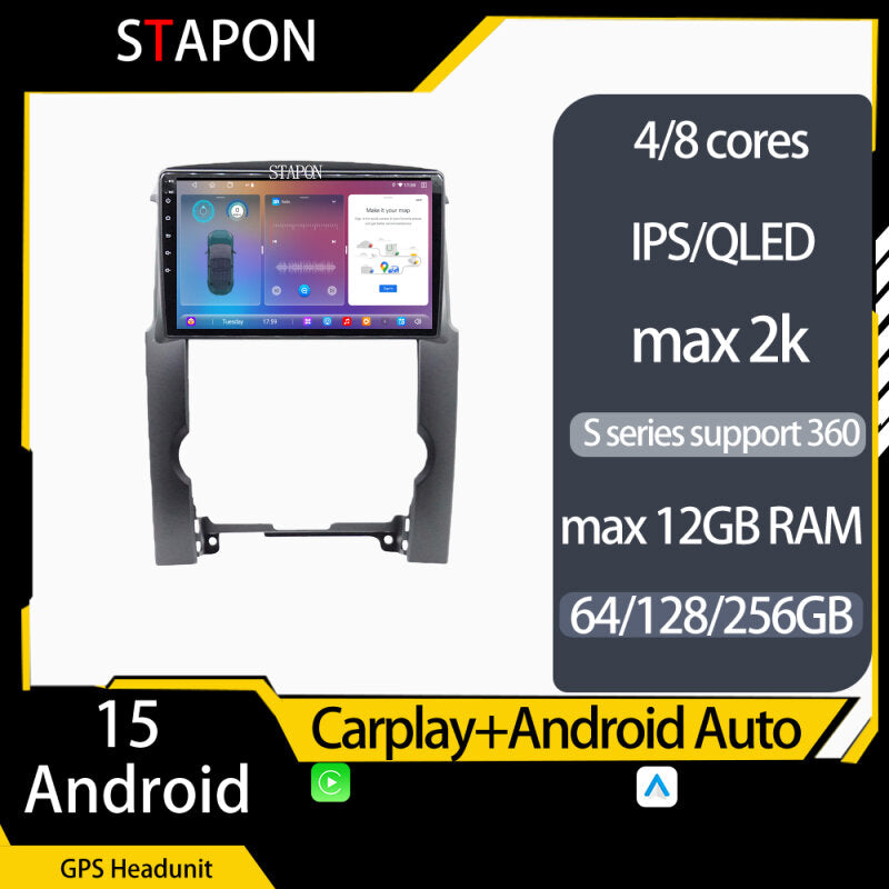 STAPON 10inch for kia sorento 2009-2012 android16 64 128 256GB carplay android auto 4G DSP 360camera car stereo android HEAD UNIT multimedia player WiFi Bluetooth GPS steering wheel control rear view