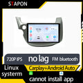 STAPON 10inch for honda jazz 2008-2013 linux mp5 with carplay android auto fm 1280x720p ips screen mirror link touch screen steering control L5