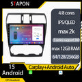 STAPON 9inch for Subaru forester 2016-2018 Android16 64 128 256GB QLED IPS carplay android auto OCTA CORE DSP 4G 360camera dashcam car stereo HEAD UNIT plug play with WiFi Bluetooth GPS FM AM rear view