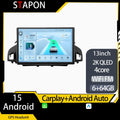 STAPON 13inch 64GB 128GB for Kuga 2013-2017 android16 2k 1920x1200p screen carplay android auto 2.5D qled SCREEN quad CORE car android headunit car android stereo WiFi Bluetooth 5.0 GPS FM rear view S132