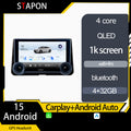 STAPON 10.5inch 4+32GB for toyota corolla 2020-2024 android16 carplay android auto 2.5D qled 1k SCREEN quad CORE car android head unit stereo WiFi Bluetooth GPS FM rear view S105