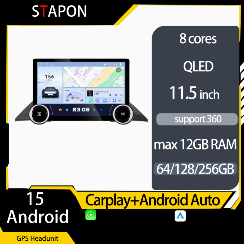 STAPON 11.5inch 64GB 128GB for BMW E83 2004-2012 android16 1920x1200p 2k screen carplay android auto 8CORE support 360camera car android headunit stereo 4g WiFi Bluetooth 5.0 GPS am FM rear view S115