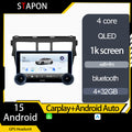 STAPON 10.5inch 4+32GB for toyota vios 2008-2013 android16 carplay android auto 2.5D qled 1k SCREEN quad CORE car android head unit stereo WiFi Bluetooth GPS FM rear view S105