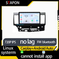 STAPON 10inch for mitsubishi lancer linux mp5 with carplay android auto fm 1280x720p ips screen mirror link touch screen steering control L5