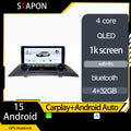 STAPON 10.5inch 4+32GB for bmw e83 2004-2012 android16 carplay android auto 2.5D qled 1k SCREEN quad CORE car android head unit stereo WiFi Bluetooth GPS FM rear view S105