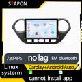 STAPON 9inch for hyundai i10 2014-2018 linux mp5 with carplay android auto fm 1280x720p ips screen mirror link touch screen steering control L5