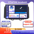 STAPON 13inch 6+64G for hyundai android16 1920x1200p 2k screen carplay android auto OCTA CORE support 360camera car android headunit car android stereo WiFi Bluetooth 5.0 GPS FM rear view S133
