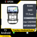 STAPON 11.5inch 64GB 128GB for ford ranger 2009-2015 Android15 1920x1200p 2k screen carplay android auto 8CORE support 360camera car android headunit stereo 4g WiFi Bluetooth 5.0 GPS am FM rear view S115