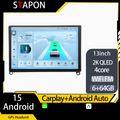 STAPON 13inch 64GB 128GB for hiace commuter 2019-2021 android16 2k 1920x1200p screen carplay android auto 2.5D qled SCREEN quad CORE car android headunit car android stereo WiFi Bluetooth 5.0 GPS FM rear view S132