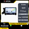 STAPON 11.5inch 64GB 128GB for HONDA CITY 2014-2019 android16 1920x1200p 2k screen carplay android auto 8CORE support 360camera car android headunit stereo 4g WiFi Bluetooth 5.0 GPS am FM rear view S115