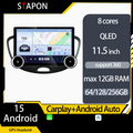 STAPON 11.5inch 64GB 128GB for hyundai i10 2008-2013 android16 2k 1920x1200p screen carplay android auto 2.5D qled SCREEN quad CORE car android headunit car android stereo WiFi Bluetooth 5.0 GPS FM rear view S115