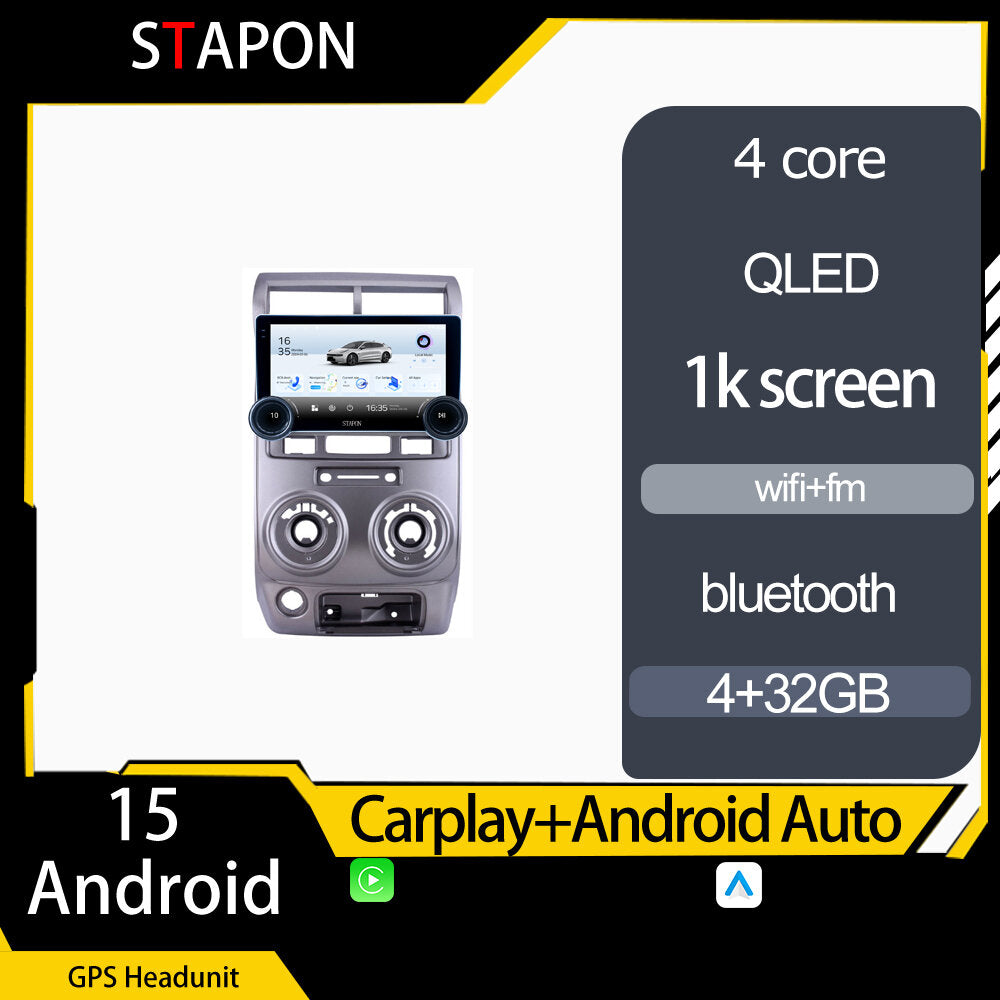 STAPON 10.5inch 4+32GB for toyota avanza 2004-2011 android16 carplay android auto 2.5D qled 1k SCREEN quad CORE car android head unit stereo WiFi Bluetooth GPS FM rear view S105