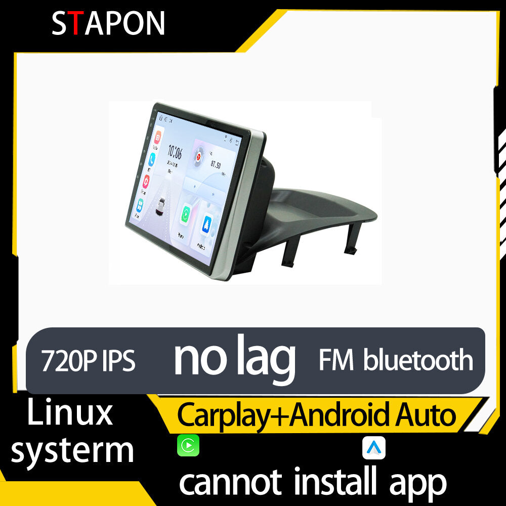 STAPON 10inch for nissan sentra linux mp5 with carplay android auto fm 1280x720p ips screen mirror link touch screen steering control L5