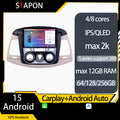 STAPON 9inch FOR Toyota innova 2006-2011 android16 64 128 256GB 2k QLED IPS voice command carplay android auto OCTA CORE DSP 4G LTE 360camera dashcam car stereo android HEAD UNIT plug play WiFi Bluetooth GPS FM AM