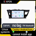 STAPON 10inch for toyota corolla 2014-2016linux mp5 with carplay android auto fm 1280x720p ips screen mirror link touch screen steering control L5