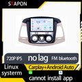 STAPON 9inch for toyota innova 2005-2011m linux mp5 with carplay android auto fm 1280x720p ips screen mirror link touch screen steering control L5