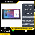 STAPON 9inch for toyota rav4 2019-2024 android16 64 128 256GB RAM QLED IPS carplay android auto OCTA CORE DSP 4G LTE 360camera DASHCAM car stereo android HEAD UNIT plug play MP5 player with WiFi Bluetooth GPS FM AM rear view