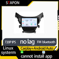 STAPON 9inch for hyundai elantra 2011-2013 linux mp5 with carplay android auto fm 1280x720p ips screen mirror link touch screen steering control L5
