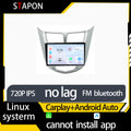 STAPON 9inch for hyundai accent 2011-2018 linux mp5 with carplay android auto fm 1280x720p ips screen mirror link touch screen steering control L5