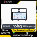 STAPON 10inch for toyota land cruiser prado 2018-2019 linux mp5 with carplay android auto fm 1280x720p ips screen mirror link touch screen steering control L5