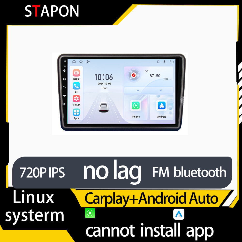 STAPON 9inch for honda mobilio brio 2011-2016 linux mp5 with carplay android auto fm 1280x720p ips screen mirror link touch screen steering control L5