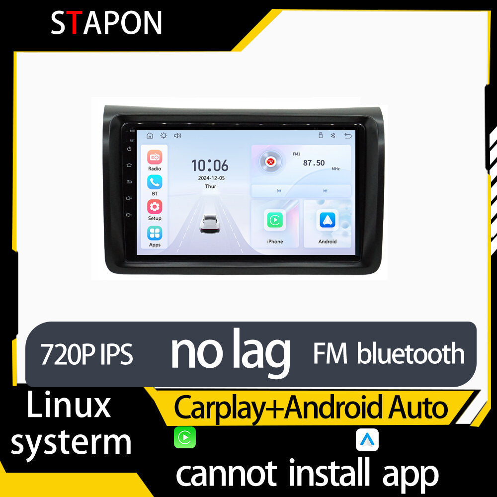 STAPON 9inch for nissan nv350 linux mp5 with carplay android auto fm 1280x720p ips screen mirror link touch screen steering control L5