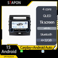 STAPON 10.5inch 4+32GB for toyota land cruiser 200 2008-2015 android16 carplay android auto 2.5D qled 1k SCREEN quad CORE car android head unit stereo WiFi Bluetooth GPS FM rear view S105