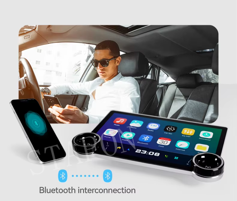 STAPON 10.5inch 4+32GB for toyota rav4 2019-2024 android16 carplay android auto 2.5D qled 1k SCREEN quad CORE car android head unit stereo WiFi Bluetooth GPS FM rear view S105