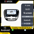 STAPON 10.5inch 4+32GB for kia soul 2014-2018 android16 carplay android auto 2.5D qled 1k SCREEN quad CORE car android head unit stereo WiFi Bluetooth GPS FM rear view S105