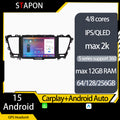 STAPON 9inch for KIA carnival 2014-2020 android16 64 128 256GB 2.5D 2k QLED IPS screen carplay android auto OCTA CORE DSP 4G 360camera car stereo android HEAD UNIT plug play WiFi Bluetooth GPS