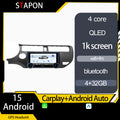 STAPON 10.5inch 4+32GB for rio 2012-2015 android16 carplay android auto 2.5D qled 1k SCREEN quad CORE car android head unit stereo WiFi Bluetooth GPS FM rear view S105