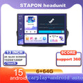STAPON 13inch 6+64G for suzuki ciaz 2014-2018 android16 1920x1200p 2k screen carplay android auto OCTA CORE support 360camera car android headunit car android stereo WiFi Bluetooth 5.0 GPS FM rear view S133