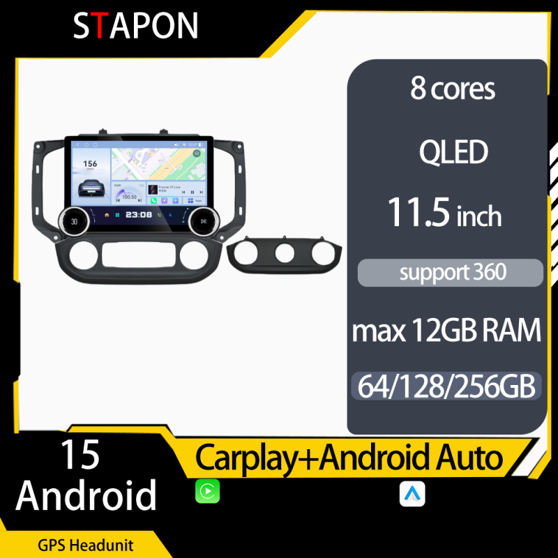 STAPON 11.5inch 64GB 128GB for chevrolet trailblazer 2017-2021 android16 2k 1920x1200p screen carplay android auto 2.5D qled SCREEN quad 8CORE car android headunit car android stereo WiFi Bluetooth 5.0 GPS FM rear view S132