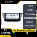 STAPON 10.5inch 4+32GB for mitsubishi lancer 2006-2010 android16 carplay android auto 2.5D qled 1k SCREEN quad CORE car android head unit stereo WiFi Bluetooth GPS FM rear view S105