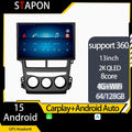STAPON 13inch 64GB 128GB for vios yaris manual 2019-2025 android16 1920x1200p 2k screen carplay android auto OCTA CORE support 360camera car android headunit car android stereo WiFi Bluetooth 5.0 GPS FM rear view S133